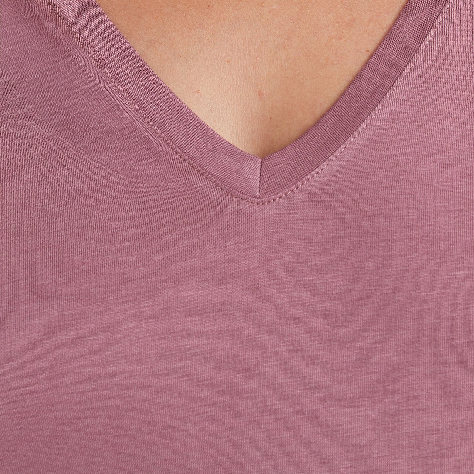 DOUCEUR TEE-SHIRT MANCHES COURTES VIOLET