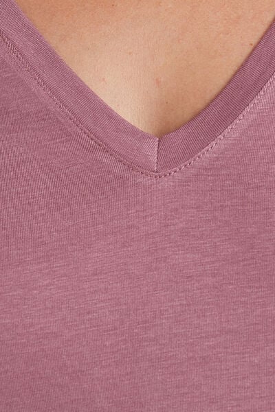 DOUCEUR TEE-SHIRT MANCHES COURTES VIOLET