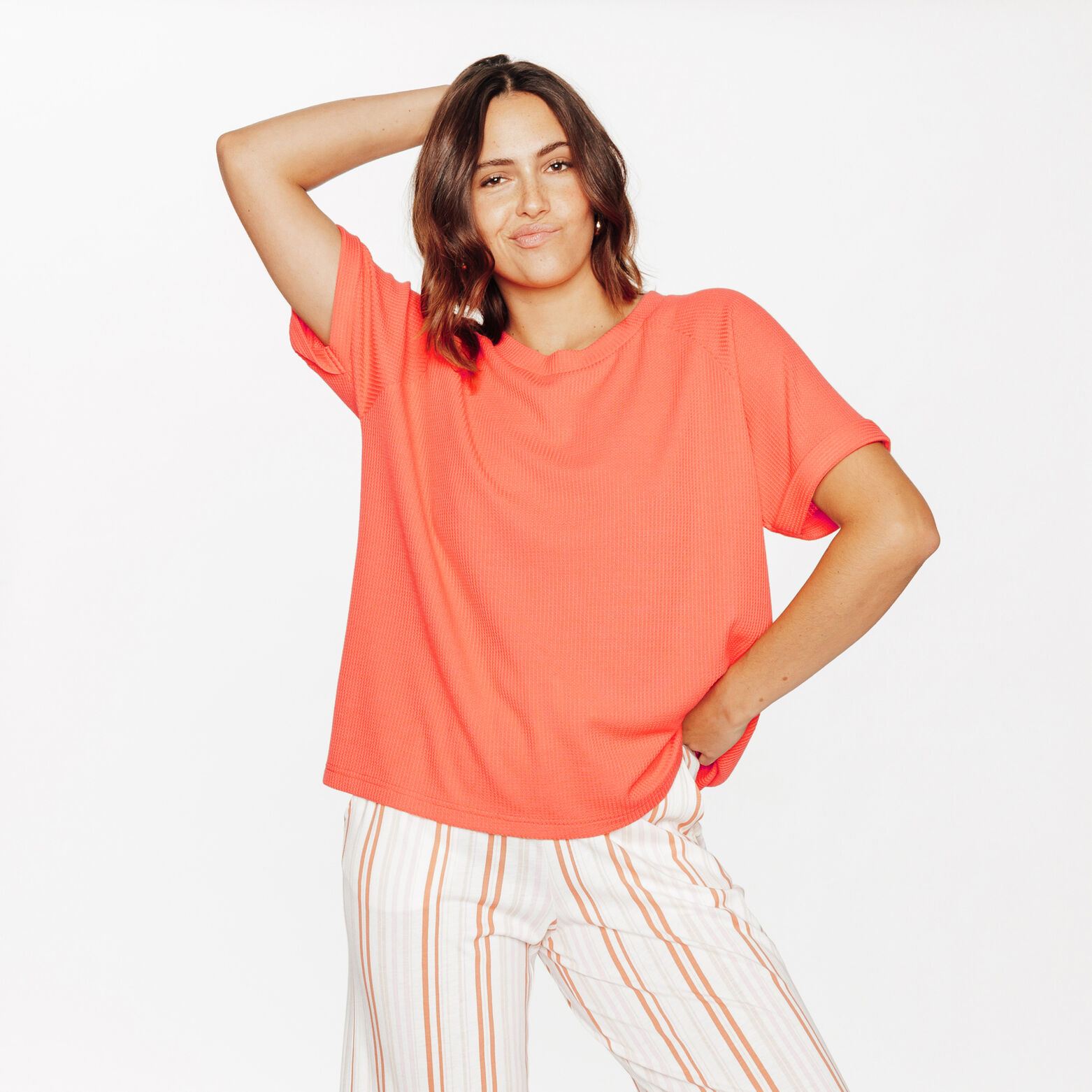 IGLOO Tee-shirt manches courtes ORANGE