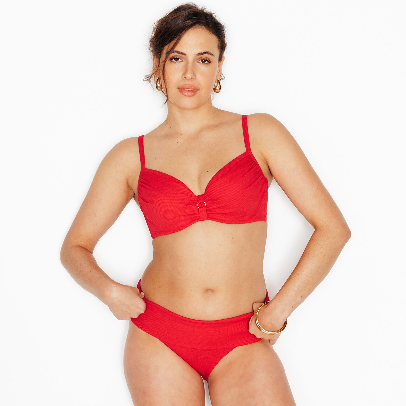 MALOU Maillot de bain Ampliforme ROUGE