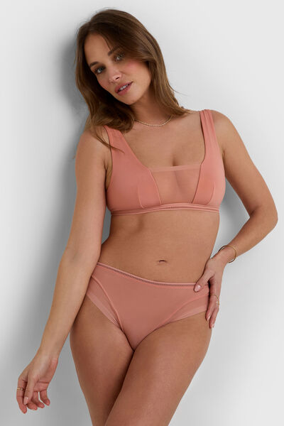 CULOTTE MICROFIBRE ROSE