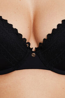 DOUCE SOUTIEN-GORGE AMPLIFORME MICROFIBRE NOIR