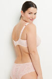 DENTELLE SOUTIEN-GORGE GRANDS BONNETS POUDRE