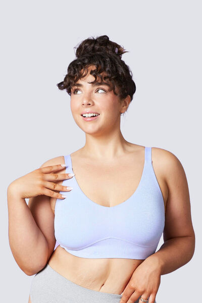 GLOW BRASSIERE PAILLETEE LILAS