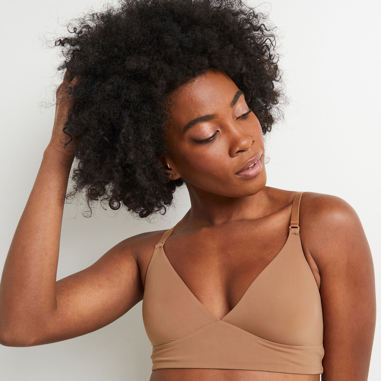 PERFECT SOUTIEN-GORGE SANS ARMATURES MICROFIBRE PEAU BRONZEE