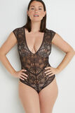 BISOU BODY DENTELLE MARRON
