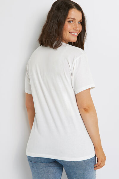 TEE SHIRT SOLIDAIRE BLANC