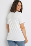 PAPYSSE TEE SHIRT SOLIDAIRE BLANC