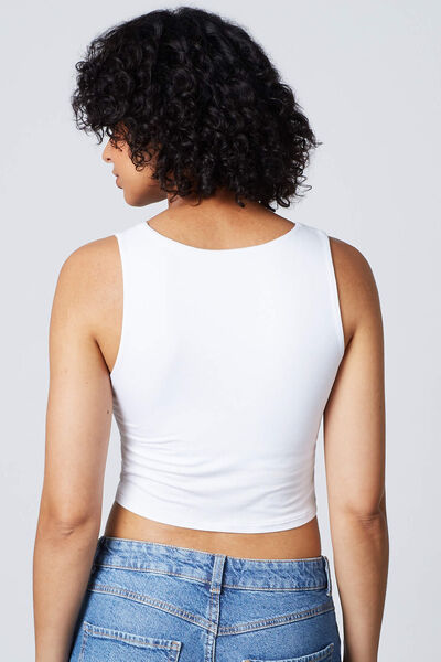 CROPTOP BLANC
