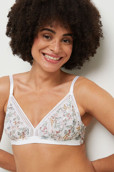BEBEL SOUTIEN-GORGE SANS ARMATURES MULTICO BLANC
