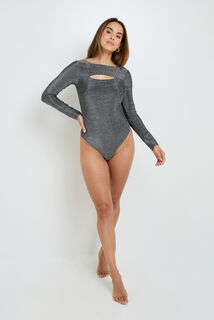HOURRA BODY BRASSIERE INTEGREE GRIS CLAIR