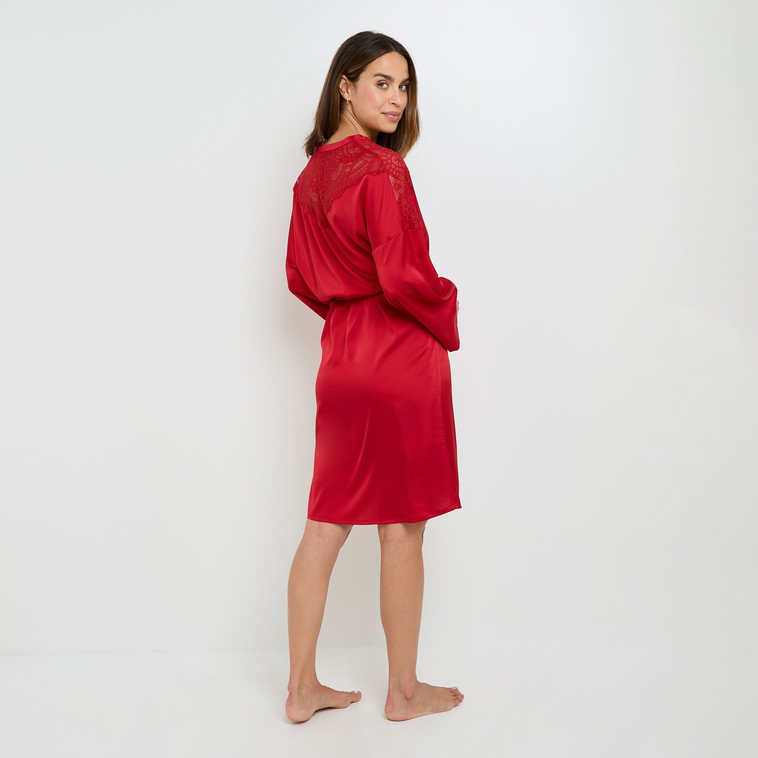 GLADIS KIMONO ROUGE