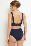 LOUISE MAILLOT DE BAIN CULOTTE HAUTE MARINE