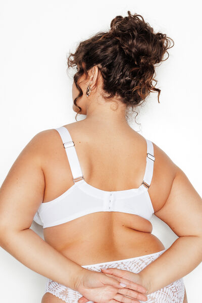 SOUTIEN-GORGE AMPLIFORME BLANC