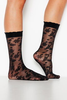 CLEM CHAUSSETTE VOILE 20 DENIERS NOIR