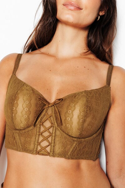 JO SOUTIEN-GORGE BUSTIER CORBEILLE OCRE