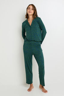 CAMILLE Pantalon de pyjama MULTICO VERT