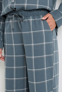 Ensemble FAMILLE bleu chemise & pantalon