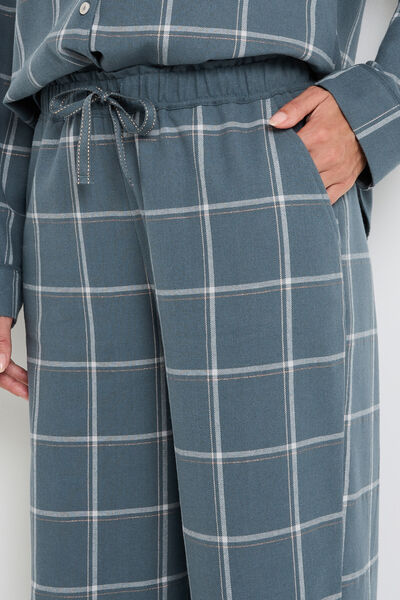 Ensemble FAMILLE bleu chemise & pantalon