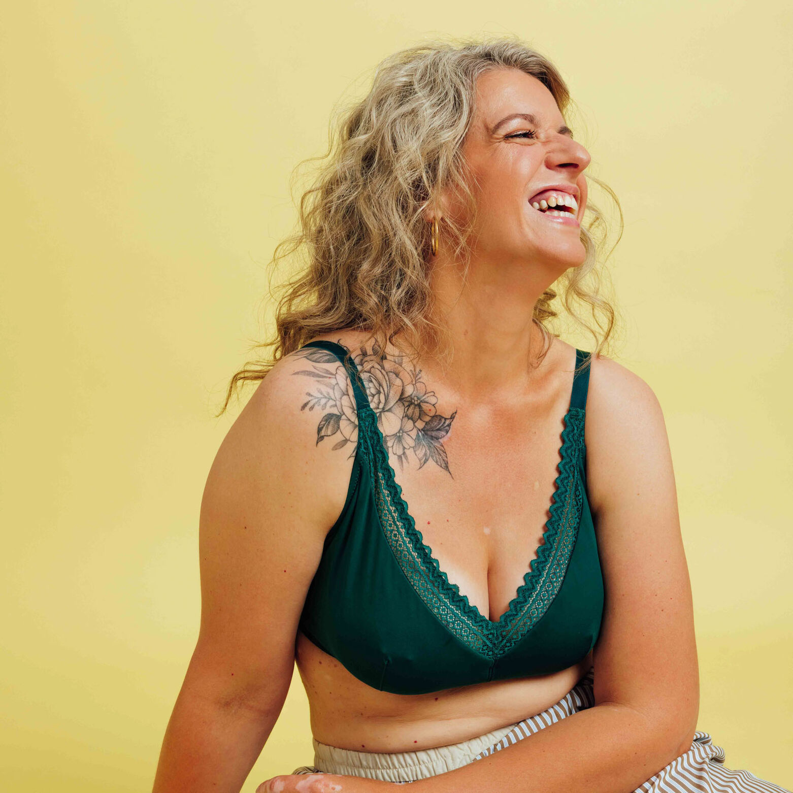 DOUCE Soutien-gorge Post opératoire Triangle VERT