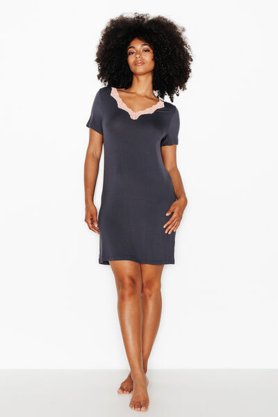 chemise de nuit GRIS