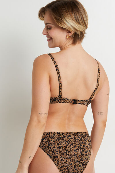MAILLOT DE BAIN BRASSIERE MULTICO MARRON