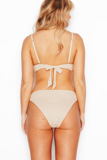 PERLE MAILLOT DE BAIN CULOTTE MIDI ECRU