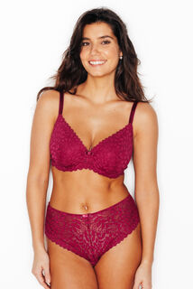 ISADORA SOUTIEN-GORGE AMPLIFORME BORDEAUX