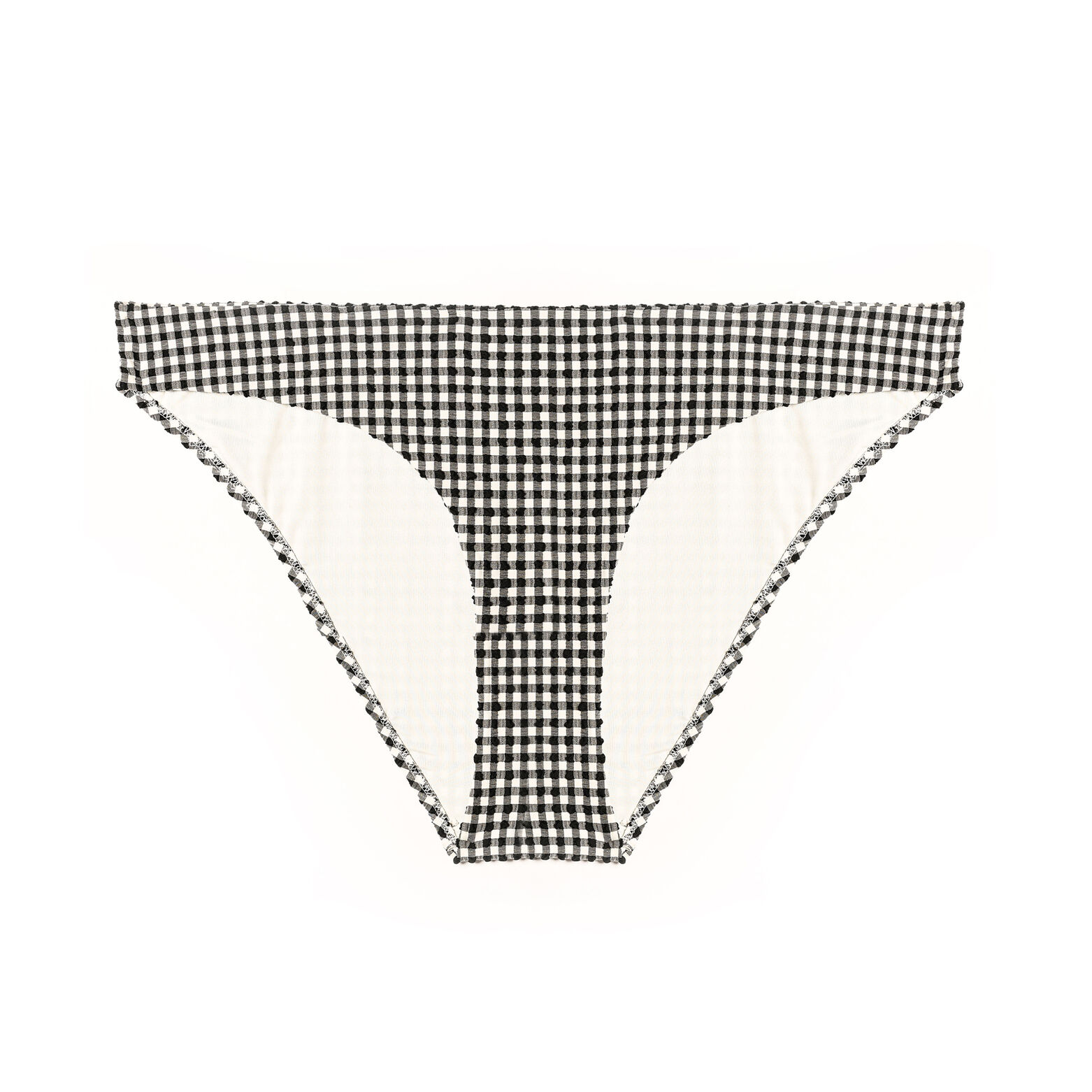BONNIE MAILLOT DE BAIN CULOTTE  BLANC/NOIR