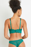DENTELLE SOUTIEN-GORGE SANS ARMATURES VERT