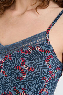 CAMILLE Top MULTICO BLEU