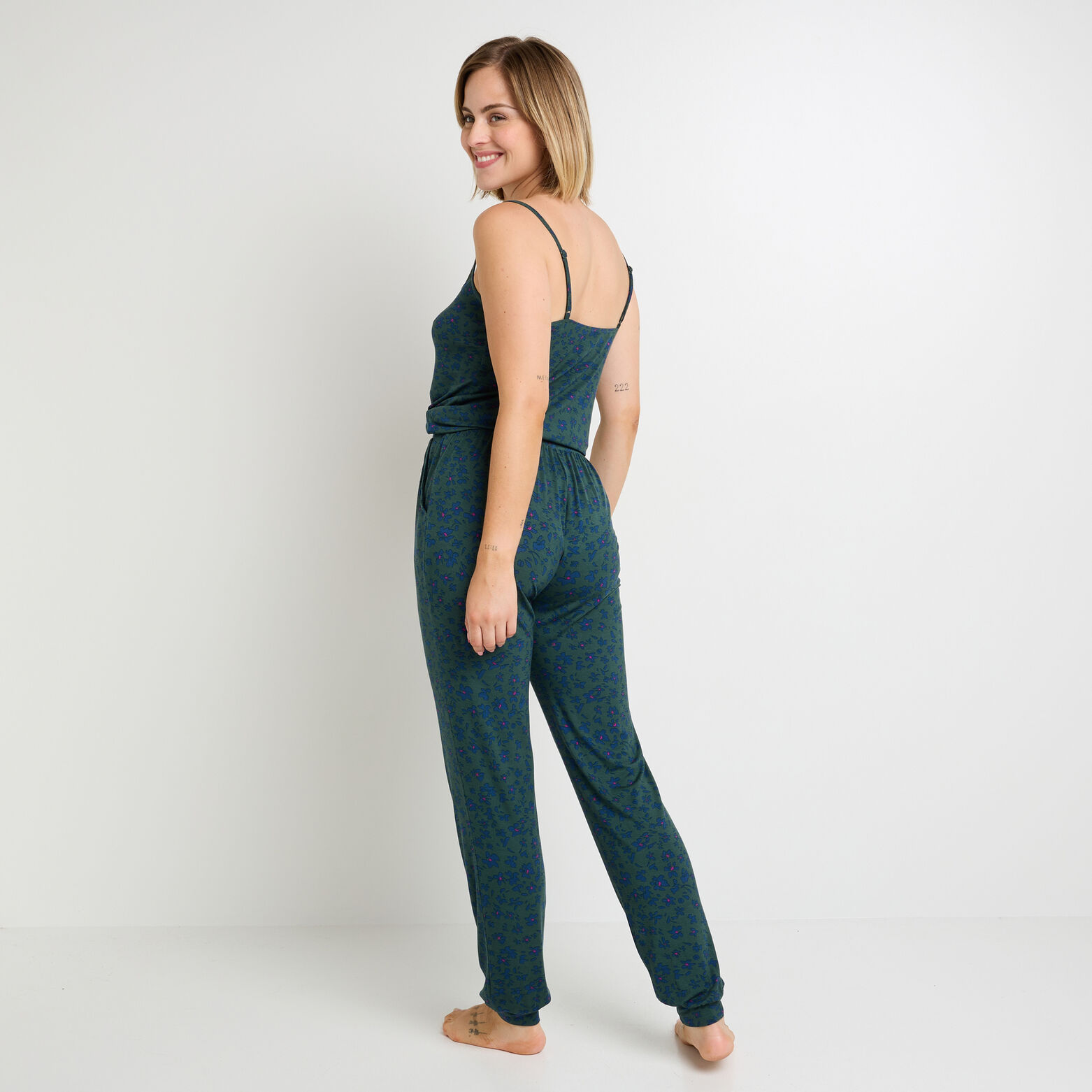CAMILLE Pantalon de pyjama MULTICO VERT