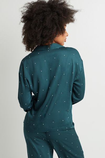 CHEMISE DE PYJAMA VISCOSE VERT