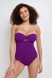 MALOU Maillot de bain 1 Pièce ampliforme VIOLET