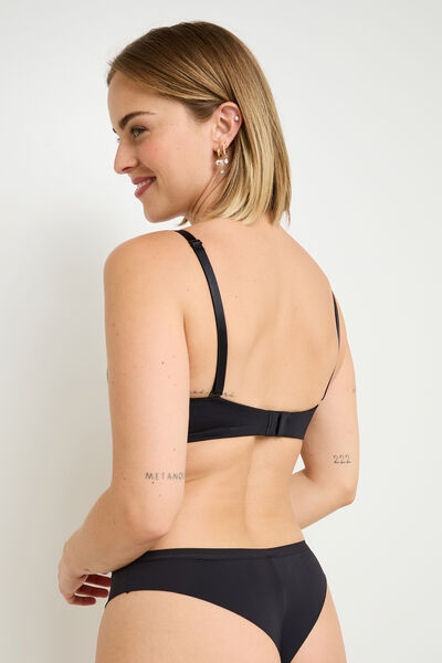 PERFECT SOUTIEN-GORGE SANS ARMATURES MICROFIBRE NOIR