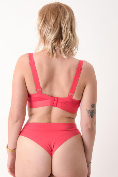 BRASSIERE TULLE CERISE