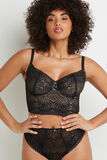 BEVERLY SOUTIEN-GORGE CORBEILLE BUSTIER NOIR