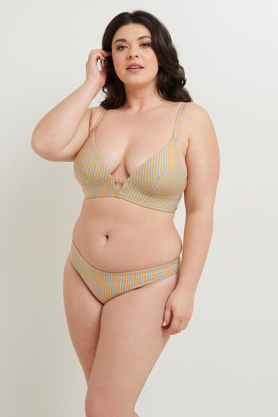MARTHA MAILLOT DE BAIN CULOTTE MIDI MULTICO VERT