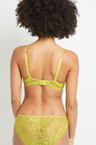 BELMA SOUTIEN-GORGE EMBOITANT DENTELLE JAUNE