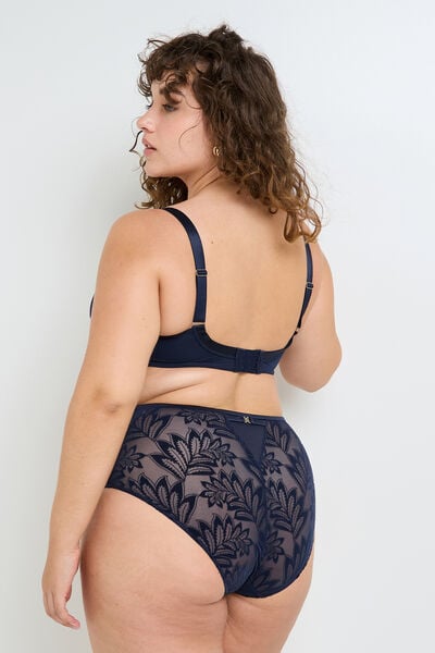 CULOTTE TAILLE HAUTE GRANDE TAILLE MARINE