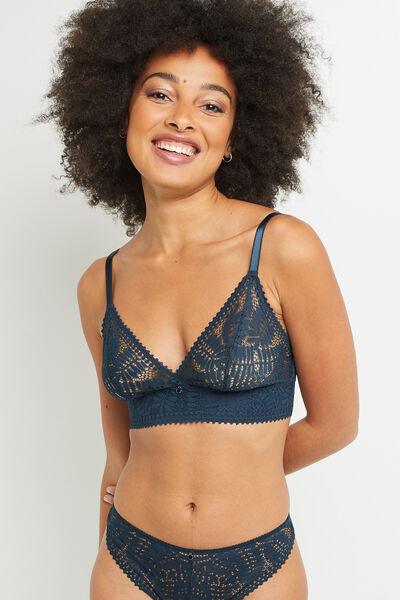SOUTIEN-GORGE SANS ARMATURES PETROLE