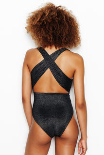 NESS Maillot de bain 1 Pi&egrave;ce sans armatures NOIR