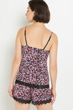 SYARA TOP NOIR/ROSE