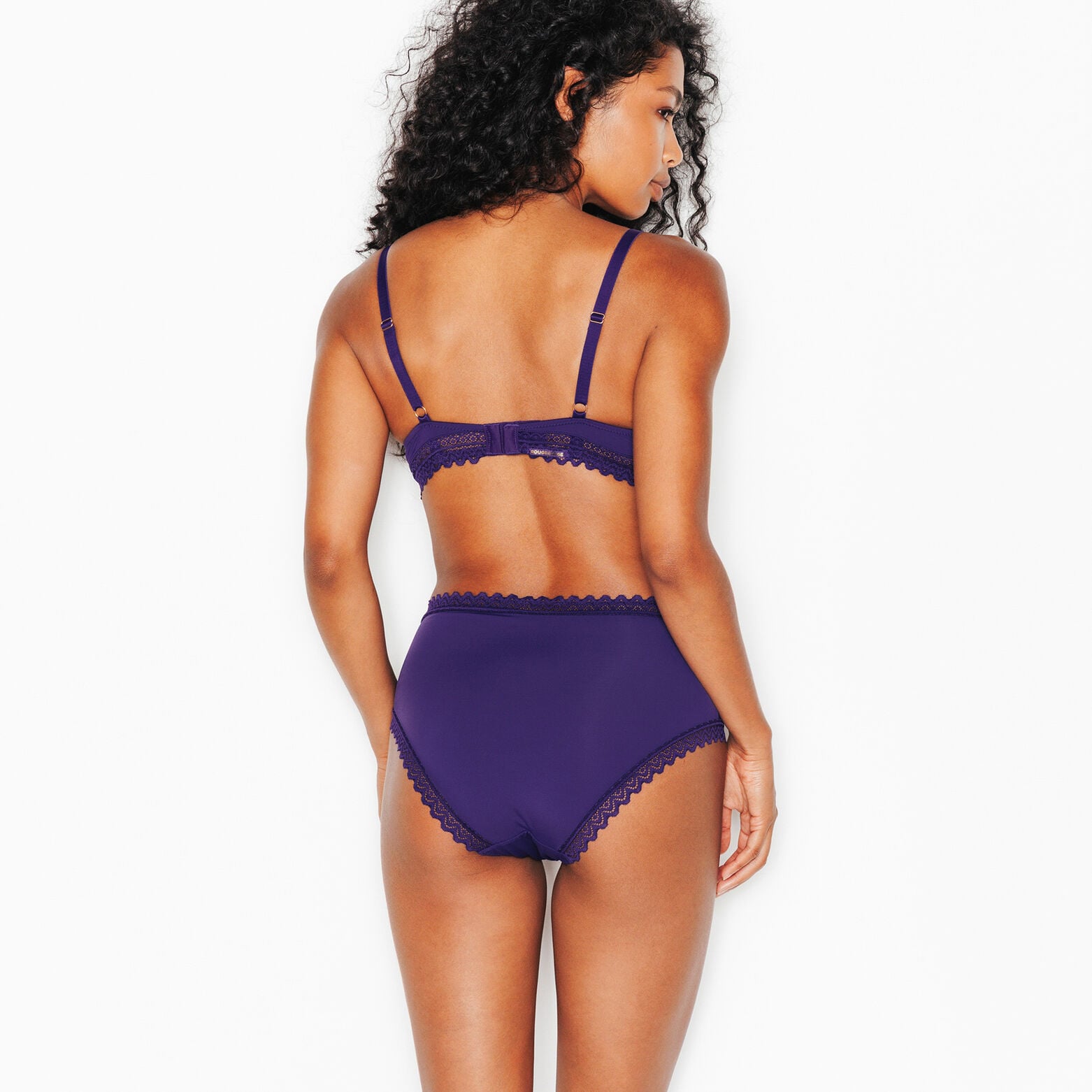 DOUCE CULOTTE TAILLE HAUTE MICROFIBRE VIOLET