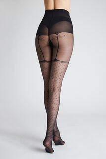 FINOE COLLANT FANTAISIE 20 DENIERS NOIR
