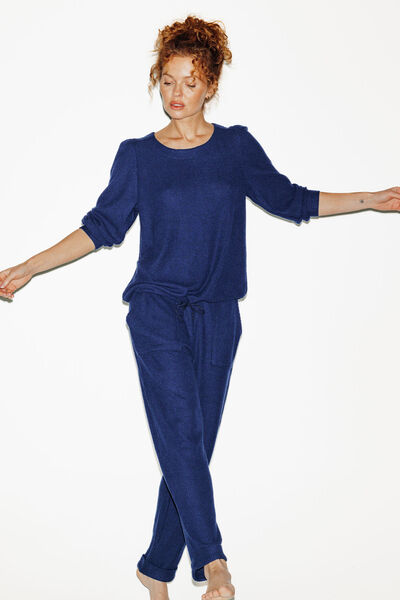 PANTALON DE PYJAMA BLEU