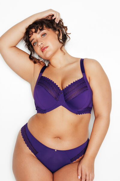 SOUTIEN-GORGE GRANDE TAILLE VIOLET