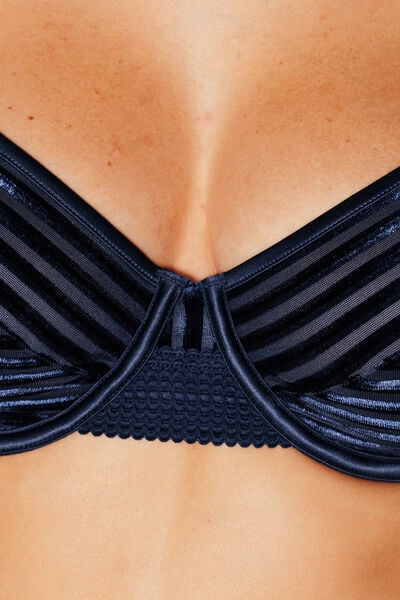 SOUTIEN-GORGE EMBOITANT BLEU