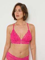 HERMINE SOUTIEN-GORGE AMPLIFORME SANS ARMATURE FUCHSIA