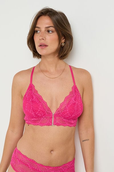 SOUTIEN-GORGE AMPLIFORME SANS ARMATURE FUCHSIA